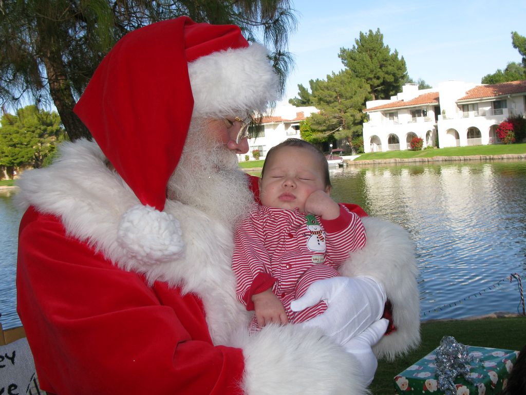 Santa at Christmas Island 2013