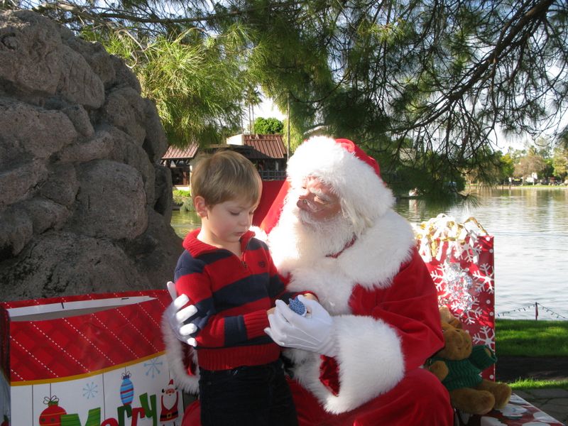 Santa at Christmas Island 2014